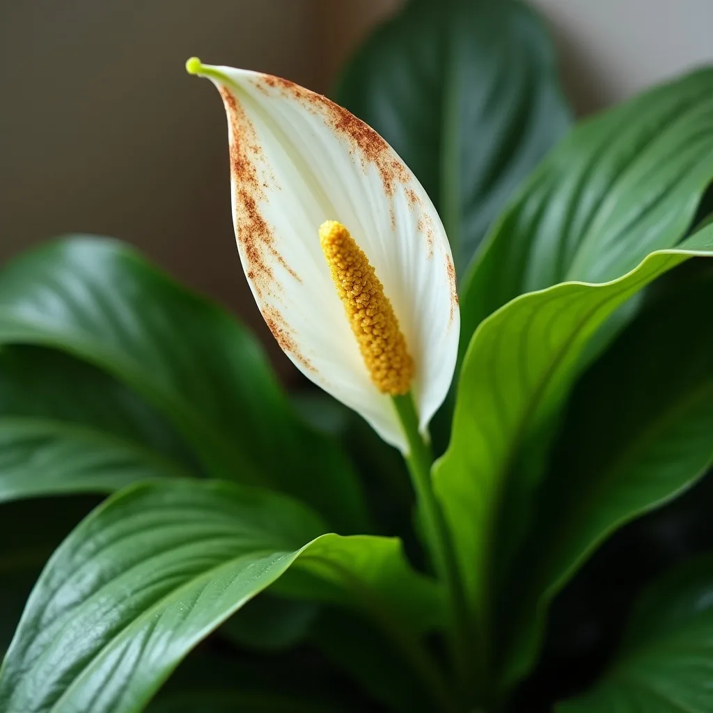 Causes of Brown Tips on Peace Lily Leaves image 2