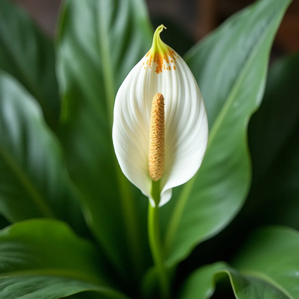 Causes and Solutions for Brown Peace Lily Tips image 1