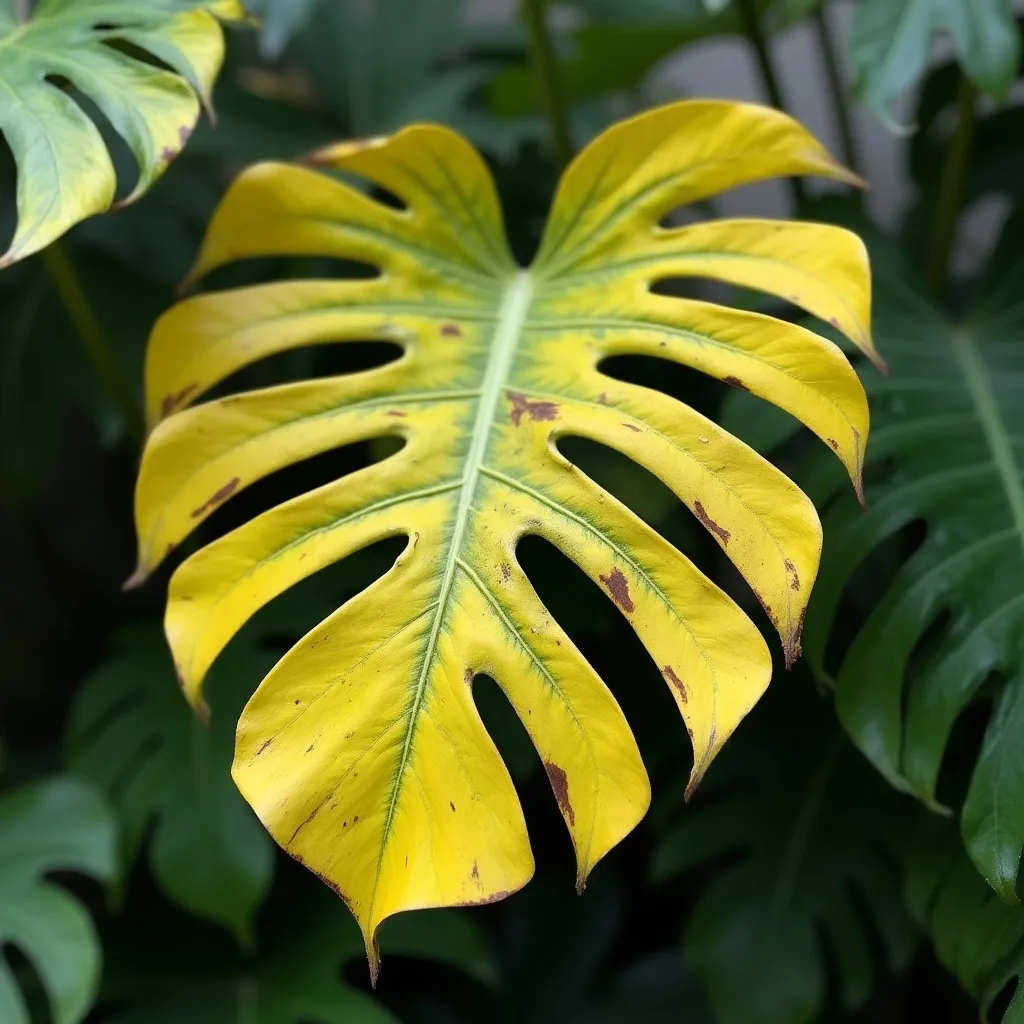 Common Causes for Yellow Propagated Monstera Leaves image 2