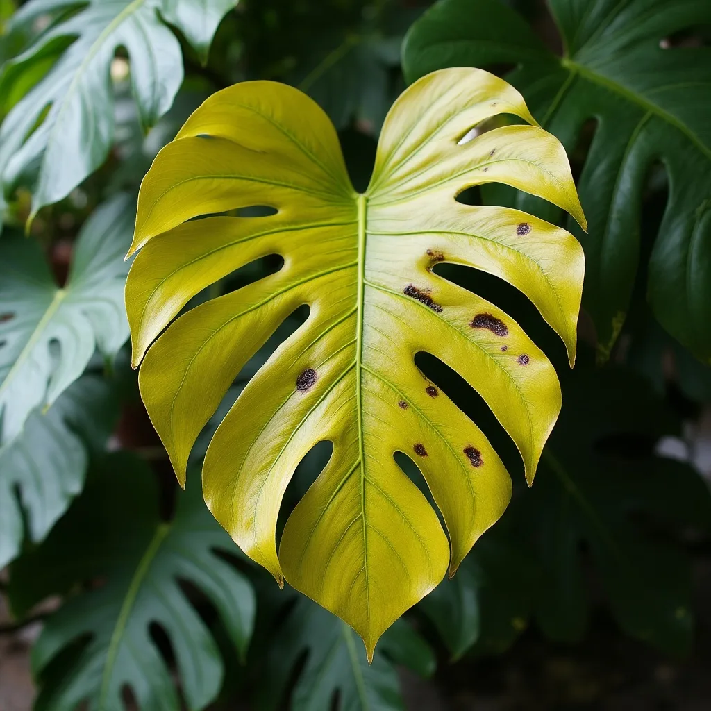Common Causes for Propagated Monstera Leaves Turning Yellow image 1