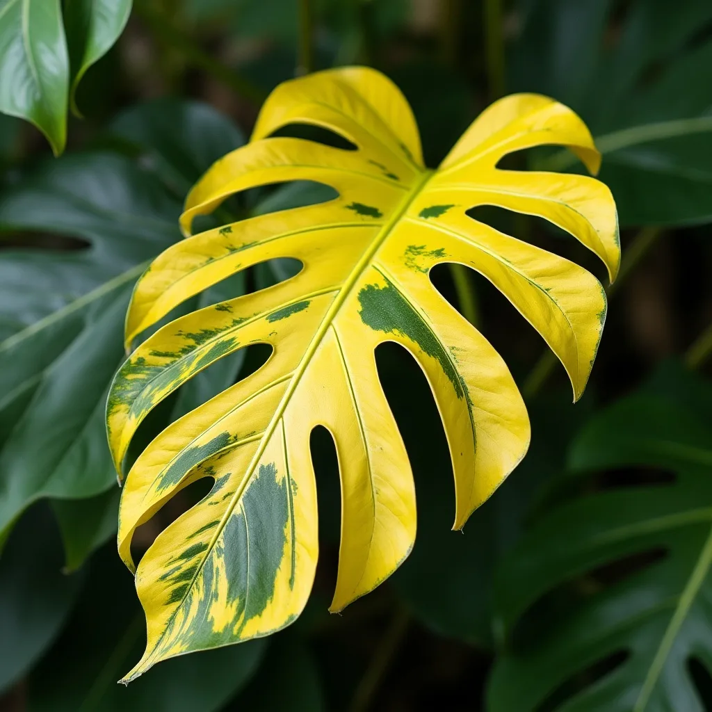 So schneiden Sie gelbe Blätter von Ihrer Monstera ab Bild 2