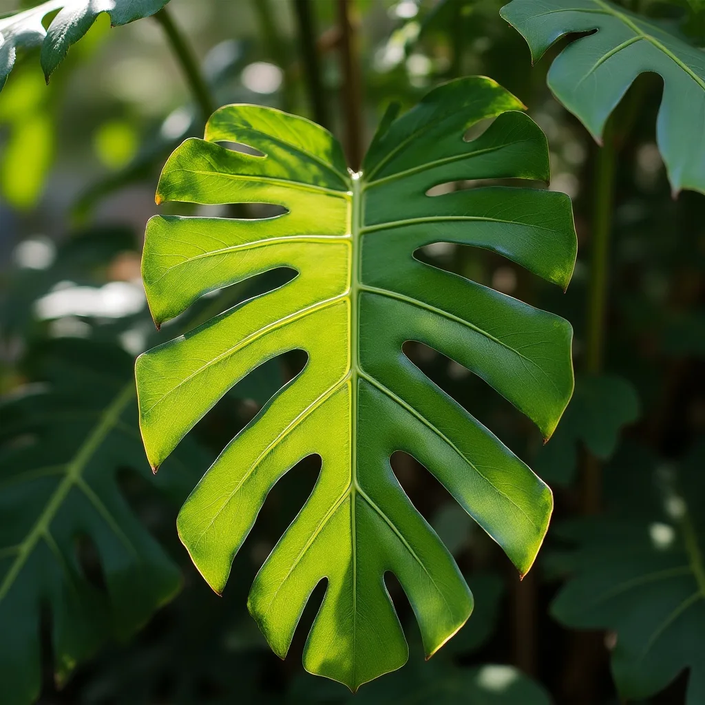 Vergilbendes Blatt an Monstera deliciosa : r/plantclinic Bild 1