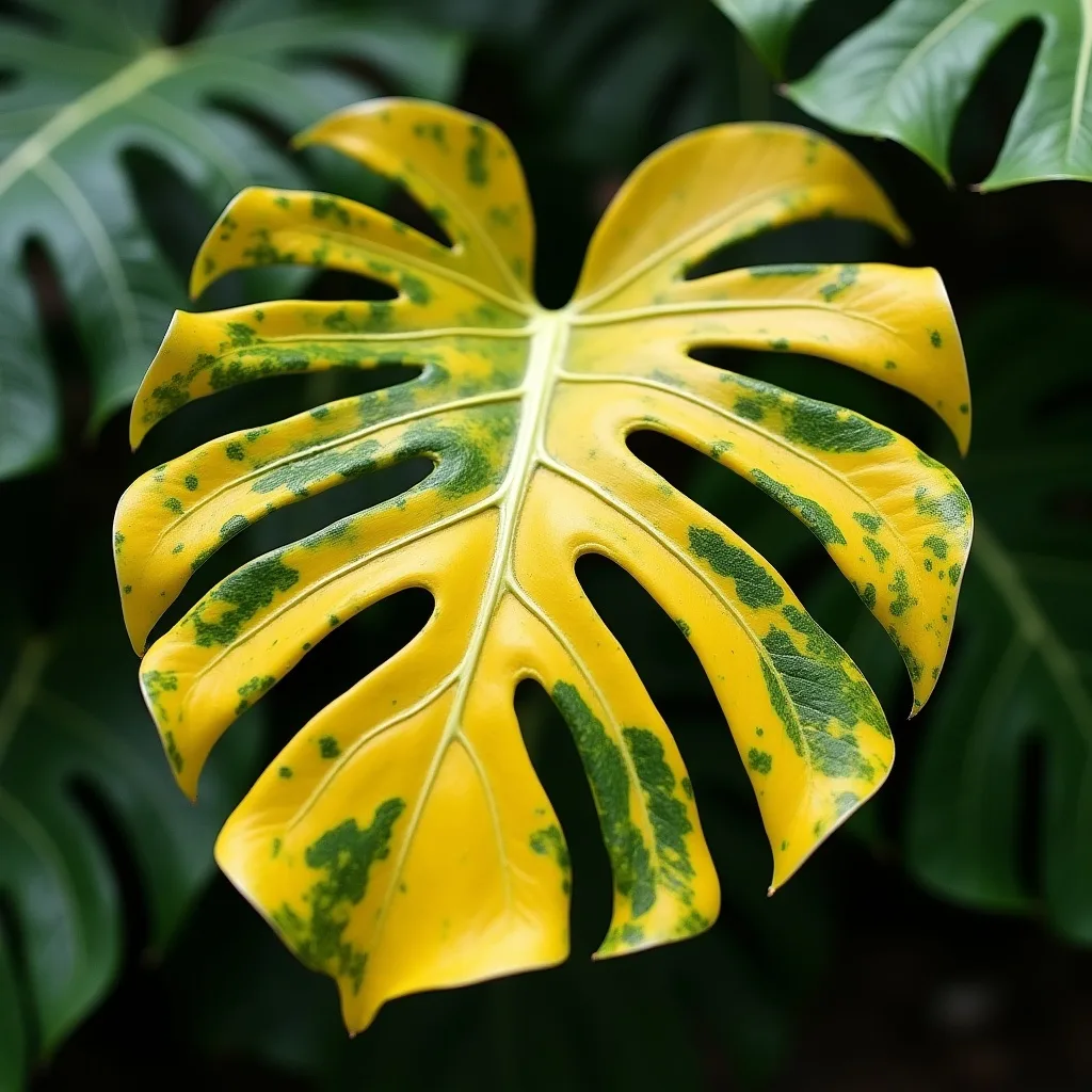 Causes of Yellow Leaves on Swiss Cheese Plants image 2