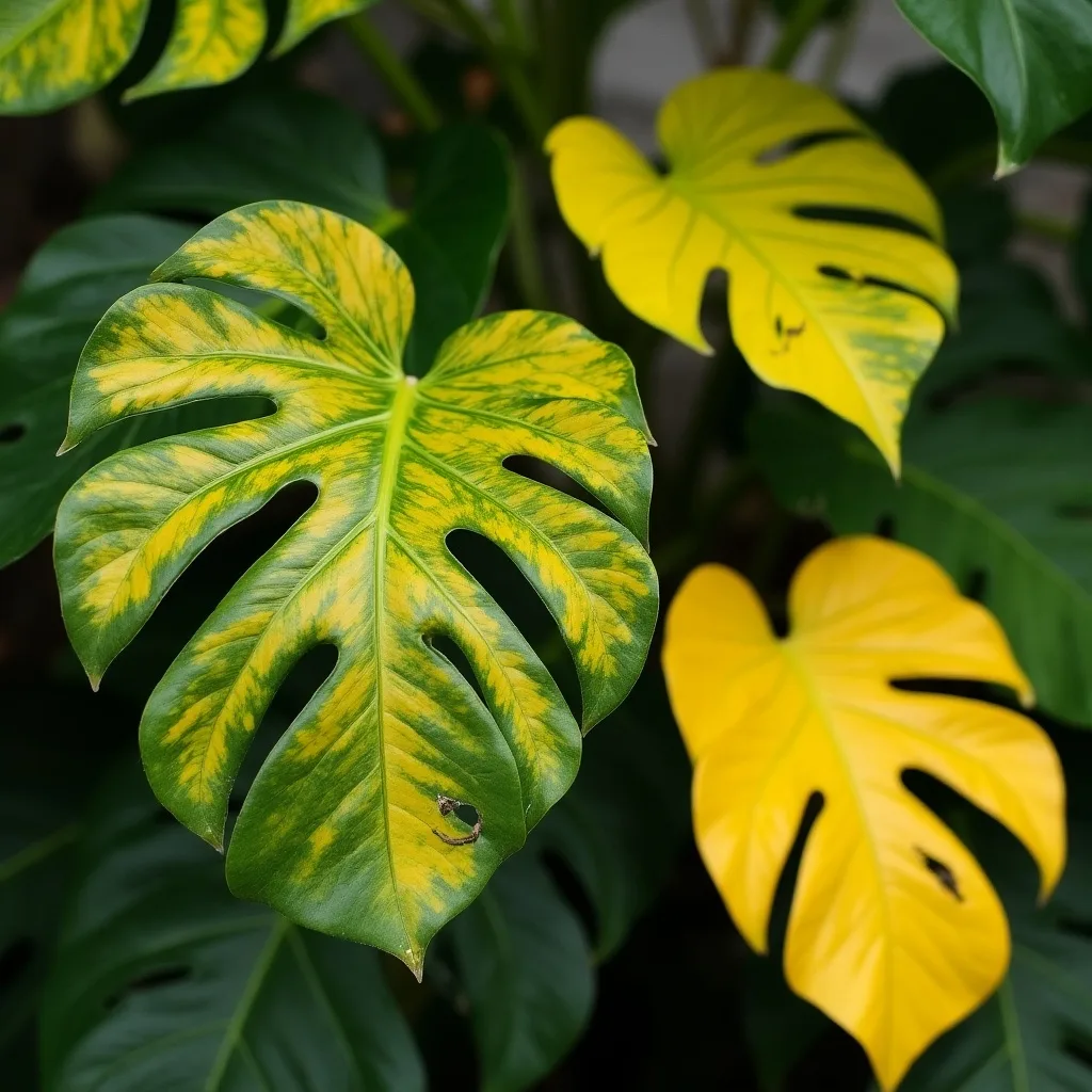 Common Causes of Yellowing in Swiss Cheese Monstera image 3