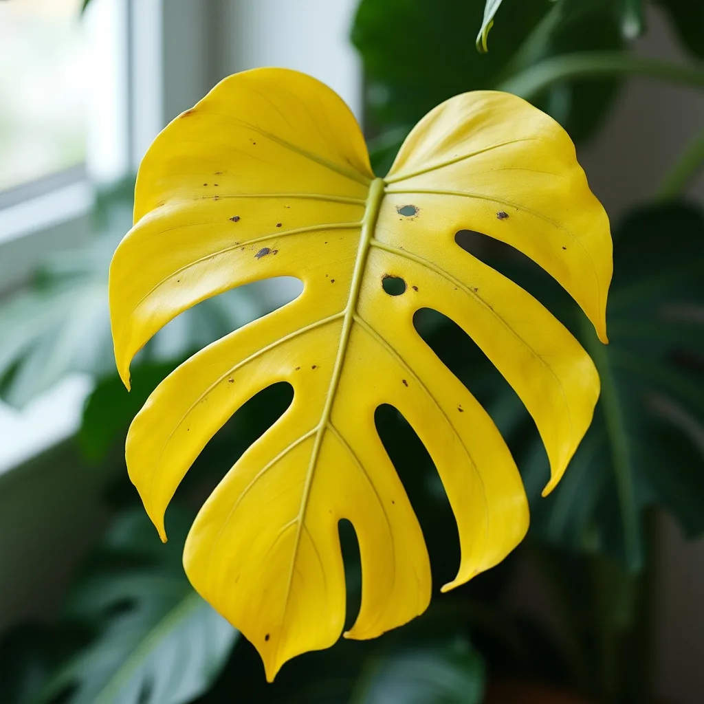 What Causes Monstera Leaves to Turn Yellow image 2