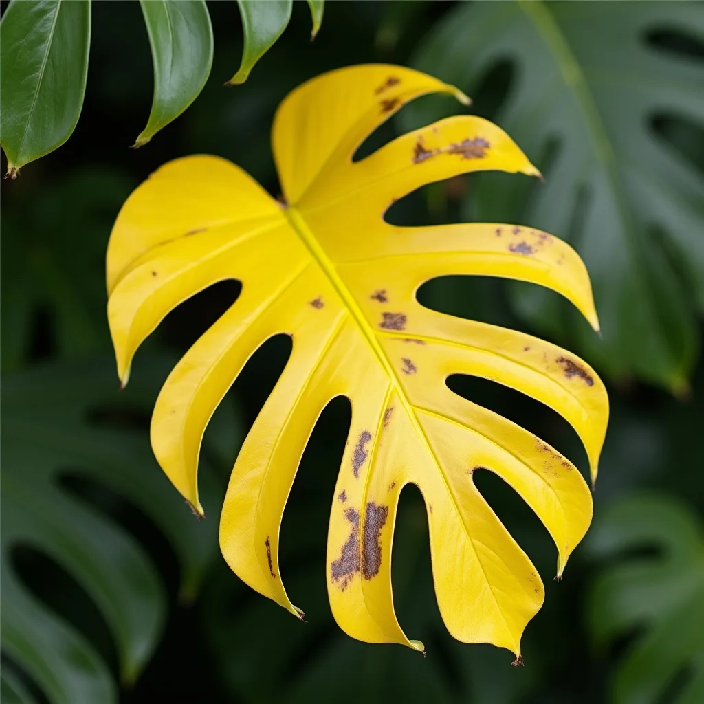 Six Common Causes for Yellow Monstera Leaves image 3