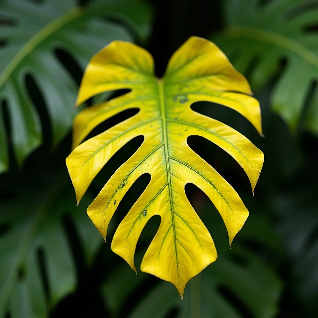 Feuilles jaunes sur Monstera Adansonii : causes et vérifications image 1